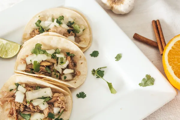 Delicious street tacos